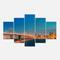 Designart - Illuminated San Francisco Skyline - Cityscape Canvas Print